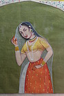 19th c. Indian Miniature Painting,