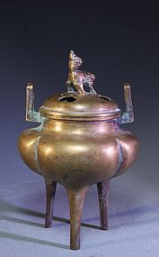 Chinese Bronze Censer,