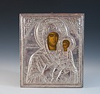Large 800 Silver Religious Icon.