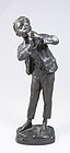 19th C. Karl Hackstock Bronze Sculpture, Gesetzl Geschützt