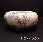 Impressive Chinese Enameled Porcelain Bowl.