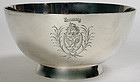 Georgian sterling bowl by Daniel Smith and Robert Sharp