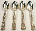Tiffany and Co. sterling silver vine grape place spoons