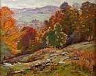 Thomas R. Curtin painting - Autumn Valley