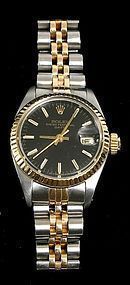 Ladies' Rolex oyster perpetual date wristwatch
