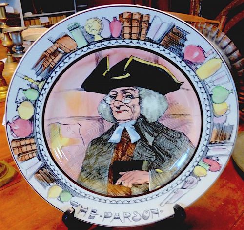 Royal Doulton collector's plate - The Parson - Professionals series