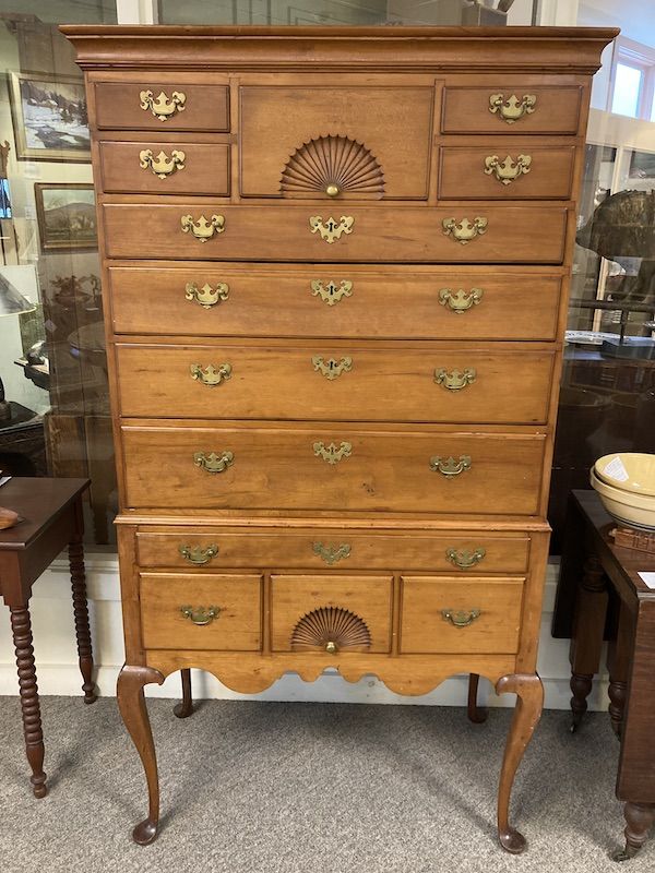 Early American Connecticut Queen Anne highboy