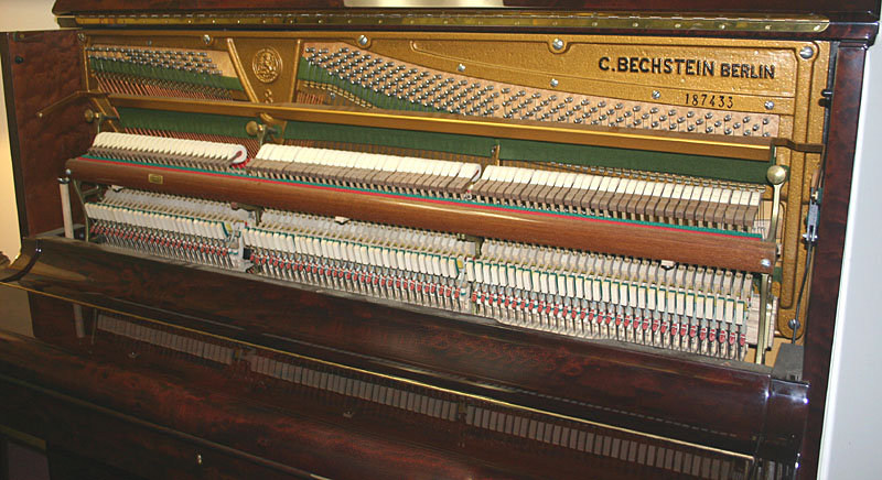 C. Bechstein Concert 8 upright piano in rosewood