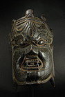 Important Mask of Mahakala, Bhutan or Tibet, 18th C.