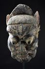 Rare & Important Mask of a Demon, China, Early 19th C.