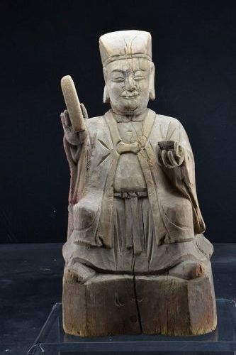 Statue of a Taoist Deity, China, Early 19th C.