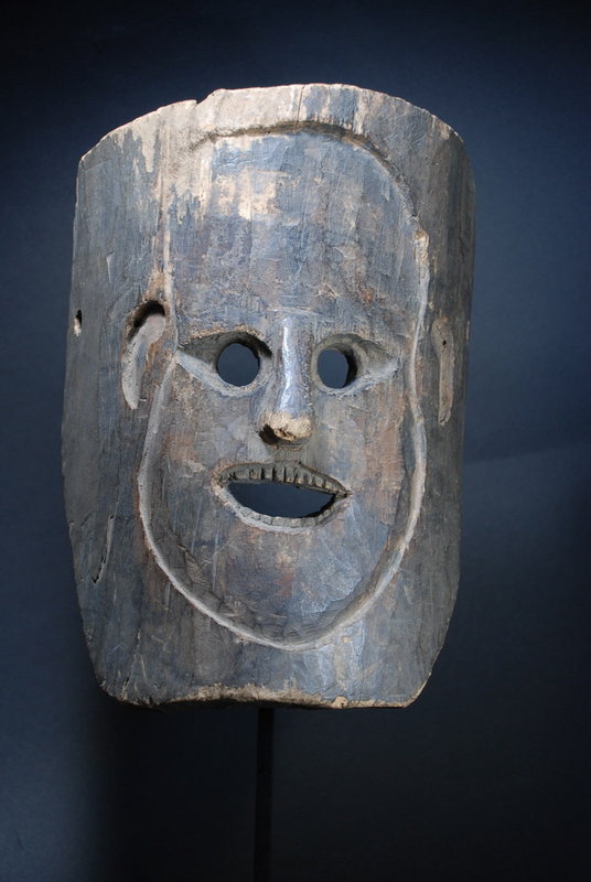 Rare & Unusual Himalayan Mask, Early 20th C.