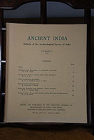 Ancient India Bulletin, No 8, Year 1952