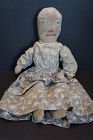 Funny little doll, her name is Alice, 18" tall and circa 1900-1910