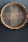 Antique Shaker horsehair sieve with design 1830