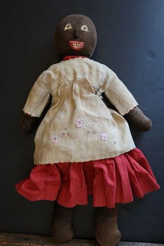 Happiness...19" stockinet doll heavy rag and cotton stuffed