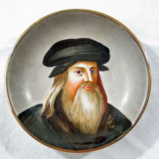 Leonardo Miniature Portrait Plate