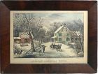 American Homestead Winter. Currier and Ives, c. 1868