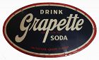 1940s Large Drink Grapette Advertising Sign