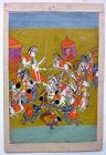 INDIAN MINIATURE PAINTING 19th cent