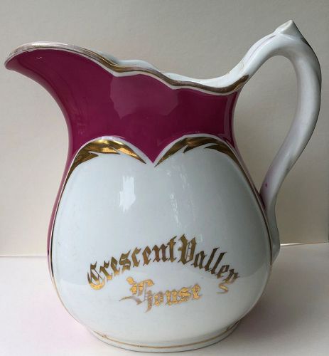 American decorated ice-water pitcher, c.1870