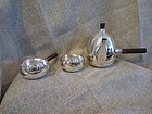 Sterling Silver Bachelor's Tea Set by Tango Aceves