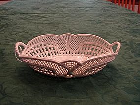 Elegant Handmade Porcelain Basket