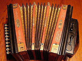 Hohner 1904 Steel reed Accordion.