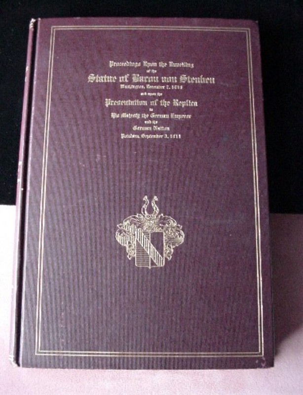 Book of STEUBEN STATUE in Lafay.Park W., D.C.