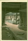 Kawase Hasui Japanese Woodblock Print - Mt. Chiri, Korea
