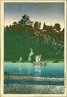 Kawase Hasui Woodblock Print - Kiso River, Inuyama - Pre-war SOLD