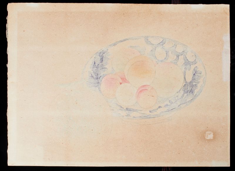 Ito Shinsui Japanese Woodblock Print - Peaches and Melon 1939