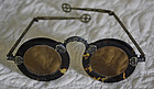 Antique Chinese tinted spectacles tortoise shell rims