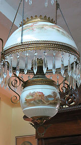 Hanging Fixture with Scenic Decoration
