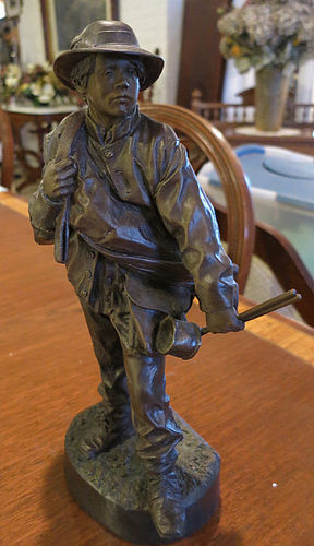 "Little Reb" Bronze by J. N. Muir