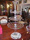 Rare Heisey Compote with Epergne Top