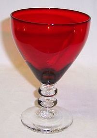 Bryce Ruby Red Number 800 Series 5 1/2 Inch High GOBLET