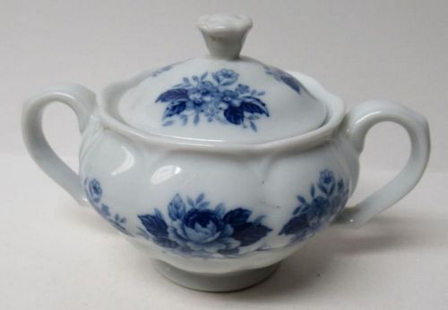 Harmony House 3684 Cobalt DORCHESTER Handled SUGAR BOWL with LID