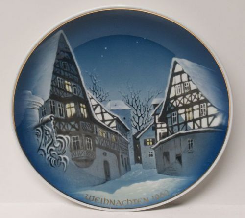 1960 WEIHNACHTEN 8 1/2 In Christmas Plate-Willi Hein Rosenthal