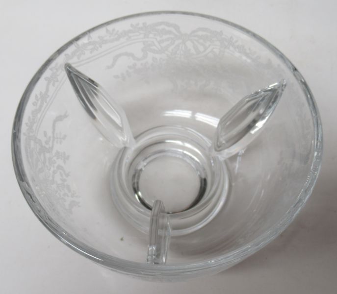 Fostoria Glass Crystal JUNE 4 3/4 Inch ICER or ICE DISH