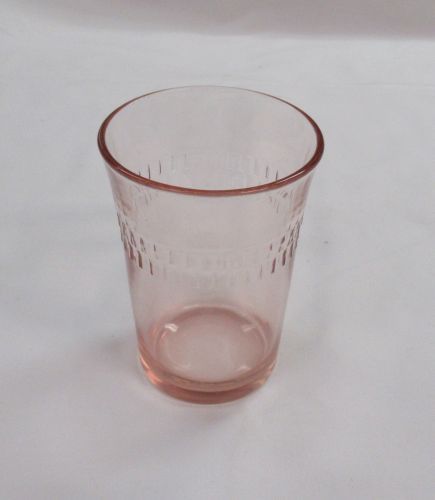 Hocking Pink ROULETTE Many Windows 4 In 10 Oz WATER TUMBLER