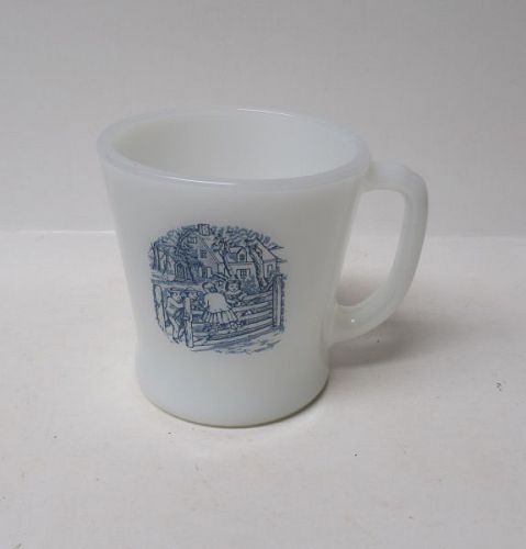 Royal CURRIER and IVES 3 1/4 Inch Handled Coffee MUG