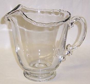 Fostoria Elegant Glass Crystal CENTURY 7 Inch High WATER PITCHER