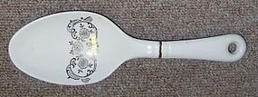 Harker China 8 1/4 Inch SERVING SPOON-Gold Trim