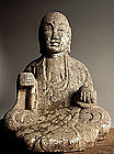 Stone granite Jizo Bosatsu bodhisattva Buddha Edo