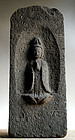 Stone Seishi Bosatsu Bodhisattva Jizo Buddha Kannon 18c