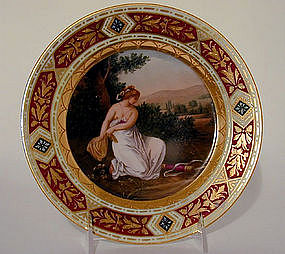 A Pair Of Vienna Cabinet Plates