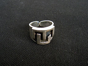 Sterling ring by Antonio Belgiorno, Argentina, c 1940’s