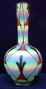 Outstanding Art Deco Opaline Vase