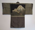 Japanese Men's Kimono with Airplane Flown by American Cecil Allen
